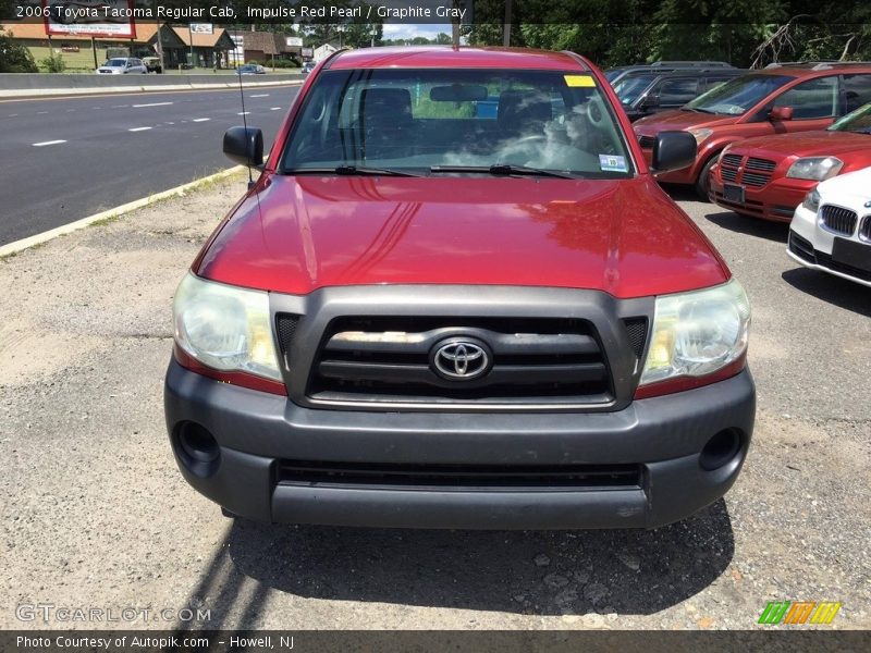 Impulse Red Pearl / Graphite Gray 2006 Toyota Tacoma Regular Cab