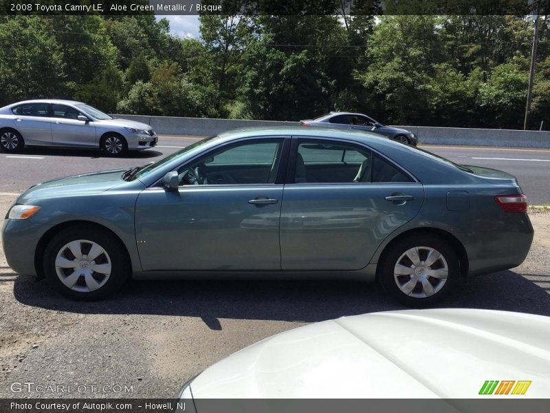 Aloe Green Metallic / Bisque 2008 Toyota Camry LE