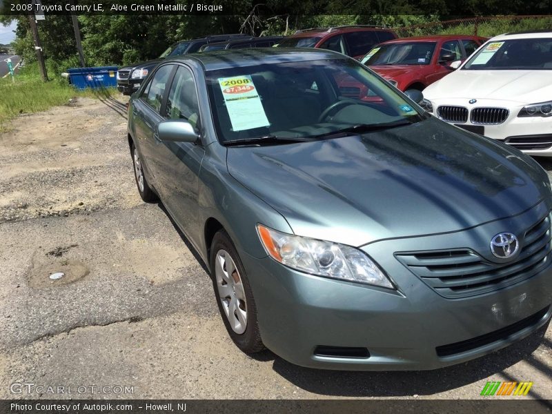 Aloe Green Metallic / Bisque 2008 Toyota Camry LE