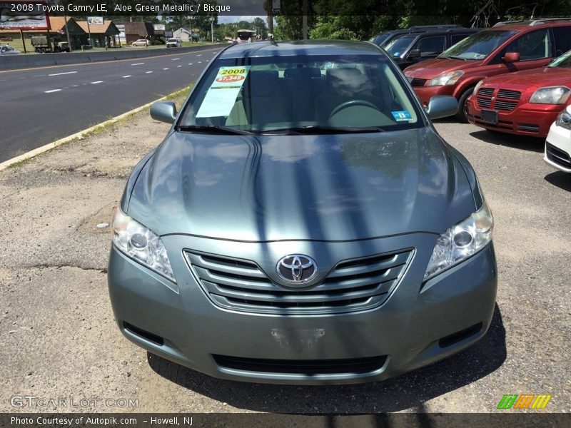 Aloe Green Metallic / Bisque 2008 Toyota Camry LE