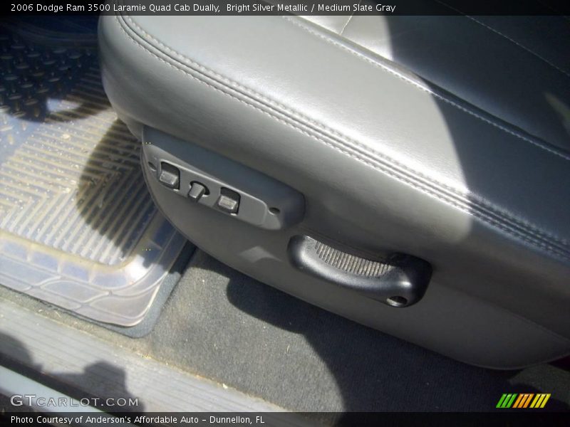 Bright Silver Metallic / Medium Slate Gray 2006 Dodge Ram 3500 Laramie Quad Cab Dually