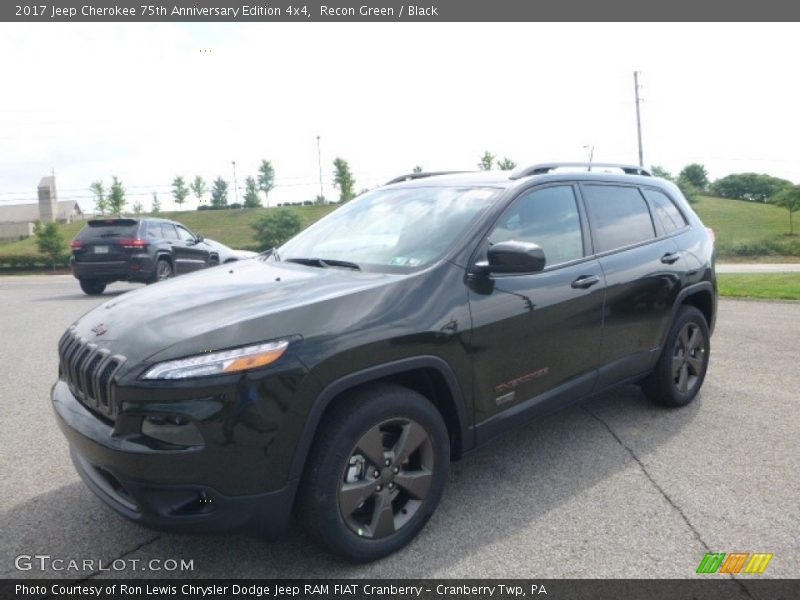 Recon Green / Black 2017 Jeep Cherokee 75th Anniversary Edition 4x4
