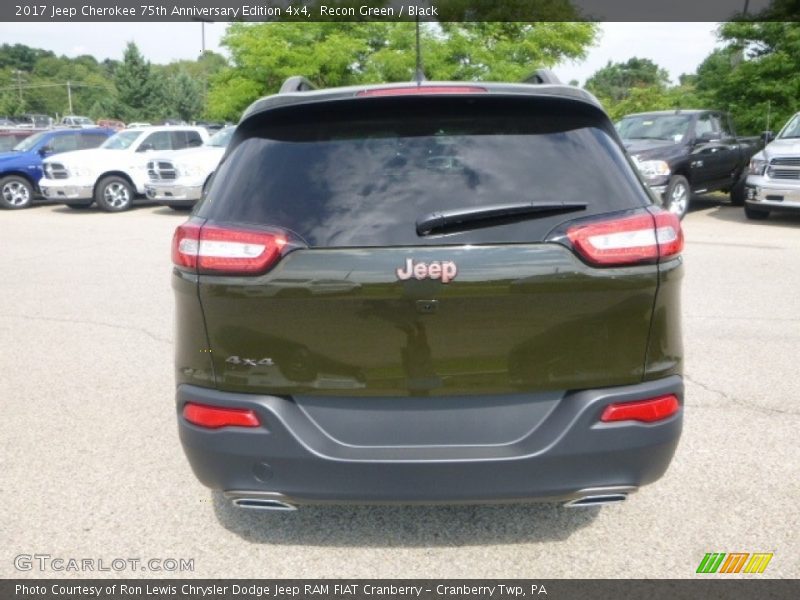Recon Green / Black 2017 Jeep Cherokee 75th Anniversary Edition 4x4