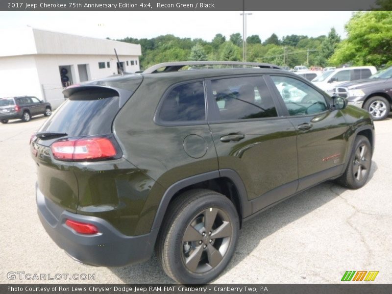 Recon Green / Black 2017 Jeep Cherokee 75th Anniversary Edition 4x4