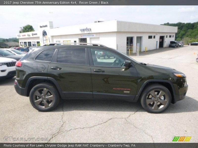 Recon Green / Black 2017 Jeep Cherokee 75th Anniversary Edition 4x4