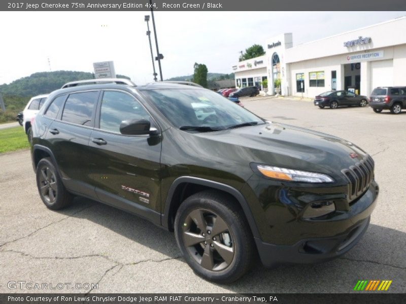 Recon Green / Black 2017 Jeep Cherokee 75th Anniversary Edition 4x4
