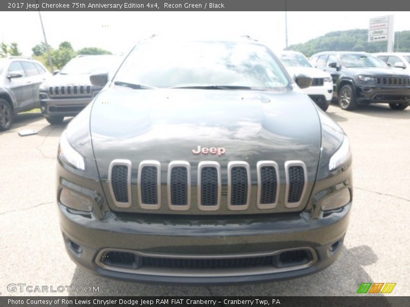 Recon Green / Black 2017 Jeep Cherokee 75th Anniversary Edition 4x4