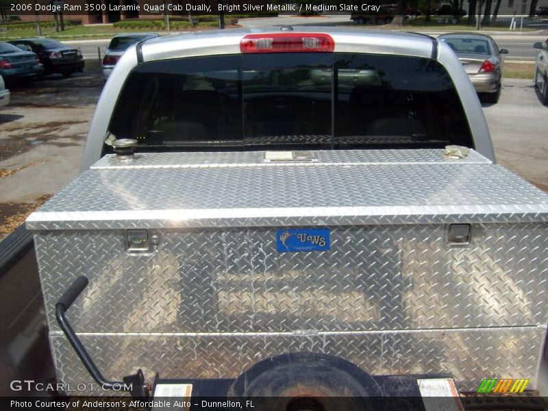 Bright Silver Metallic / Medium Slate Gray 2006 Dodge Ram 3500 Laramie Quad Cab Dually