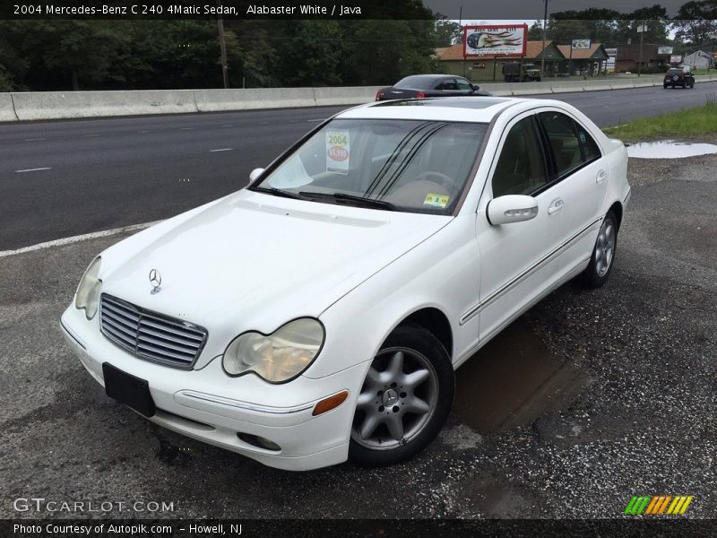 Alabaster White / Java 2004 Mercedes-Benz C 240 4Matic Sedan