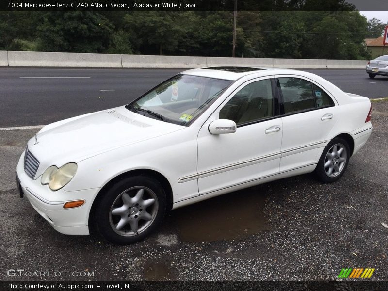 Alabaster White / Java 2004 Mercedes-Benz C 240 4Matic Sedan