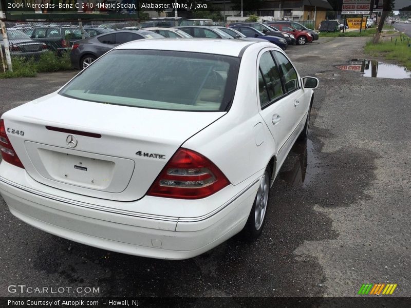 Alabaster White / Java 2004 Mercedes-Benz C 240 4Matic Sedan