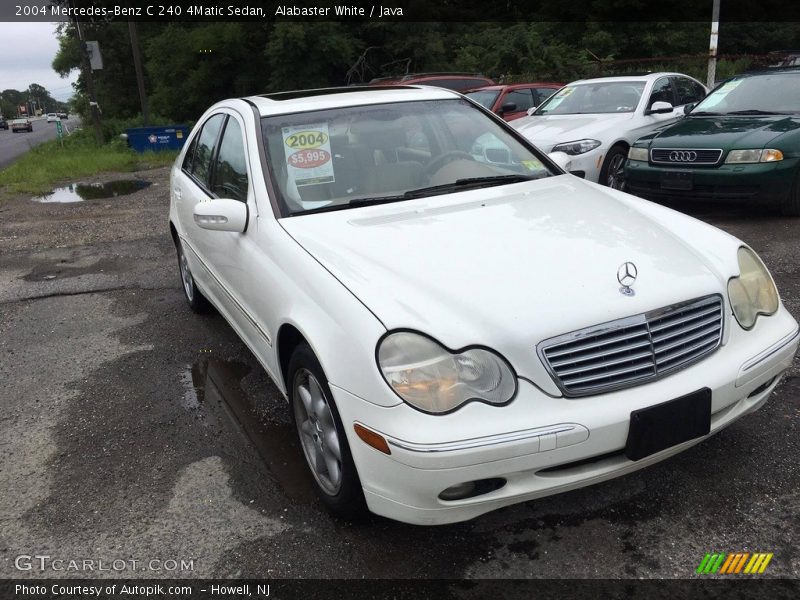 Alabaster White / Java 2004 Mercedes-Benz C 240 4Matic Sedan