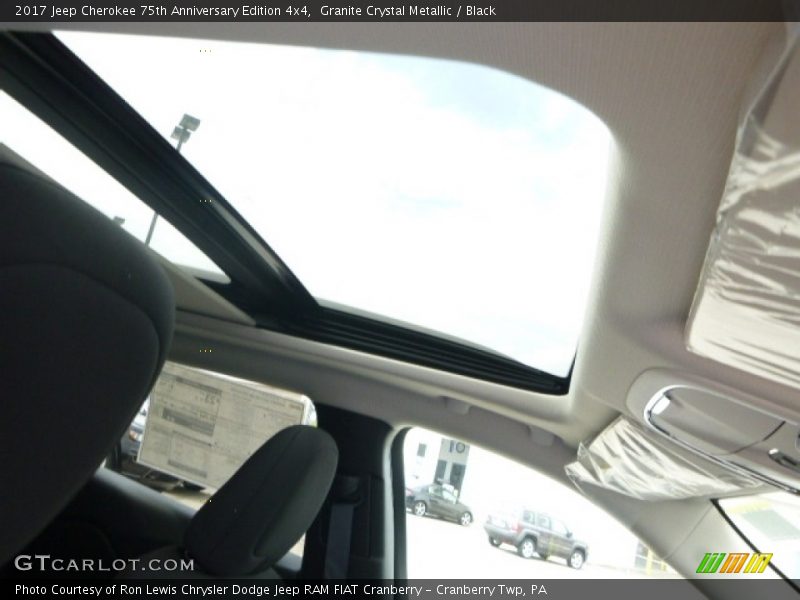 Granite Crystal Metallic / Black 2017 Jeep Cherokee 75th Anniversary Edition 4x4