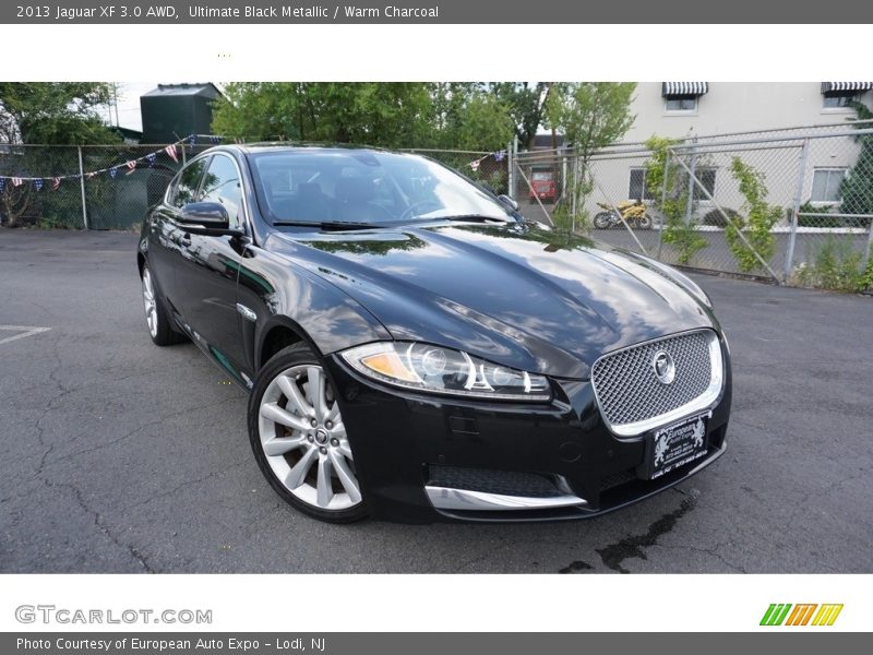 Ultimate Black Metallic / Warm Charcoal 2013 Jaguar XF 3.0 AWD