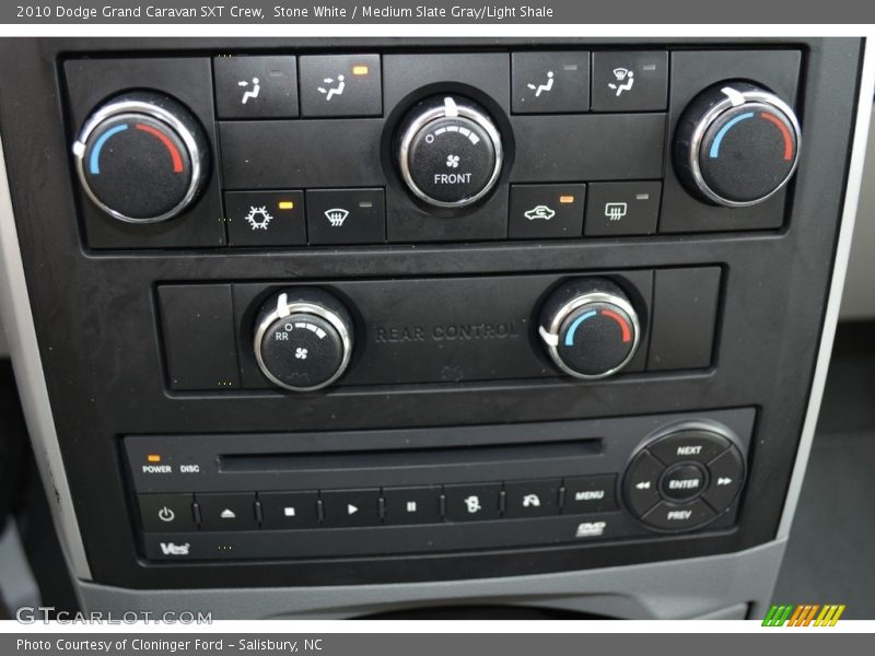 Stone White / Medium Slate Gray/Light Shale 2010 Dodge Grand Caravan SXT Crew