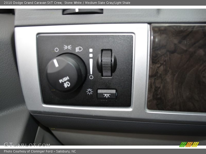 Stone White / Medium Slate Gray/Light Shale 2010 Dodge Grand Caravan SXT Crew