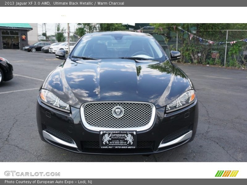 Ultimate Black Metallic / Warm Charcoal 2013 Jaguar XF 3.0 AWD
