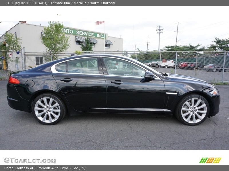 Ultimate Black Metallic / Warm Charcoal 2013 Jaguar XF 3.0 AWD