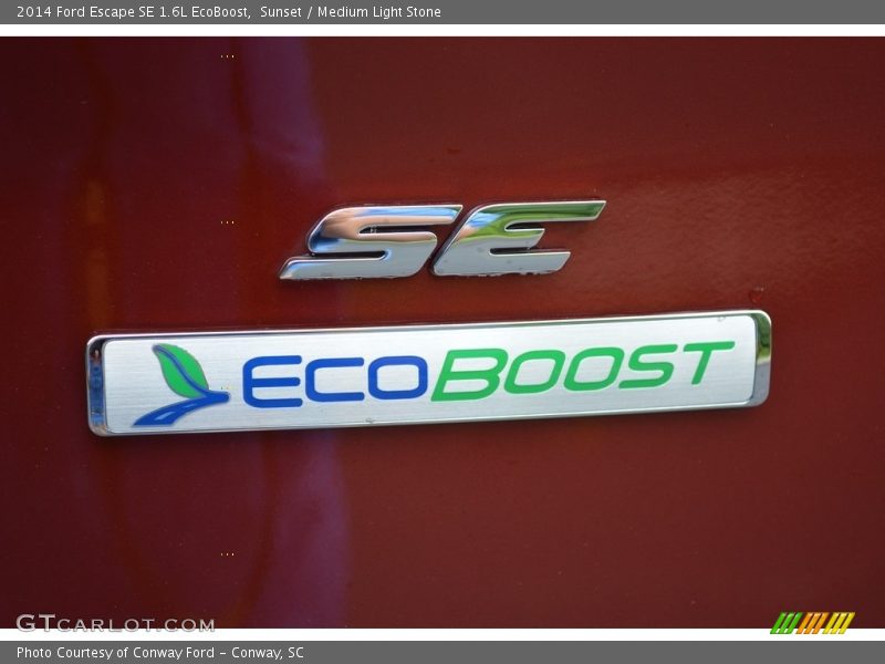 Sunset / Medium Light Stone 2014 Ford Escape SE 1.6L EcoBoost