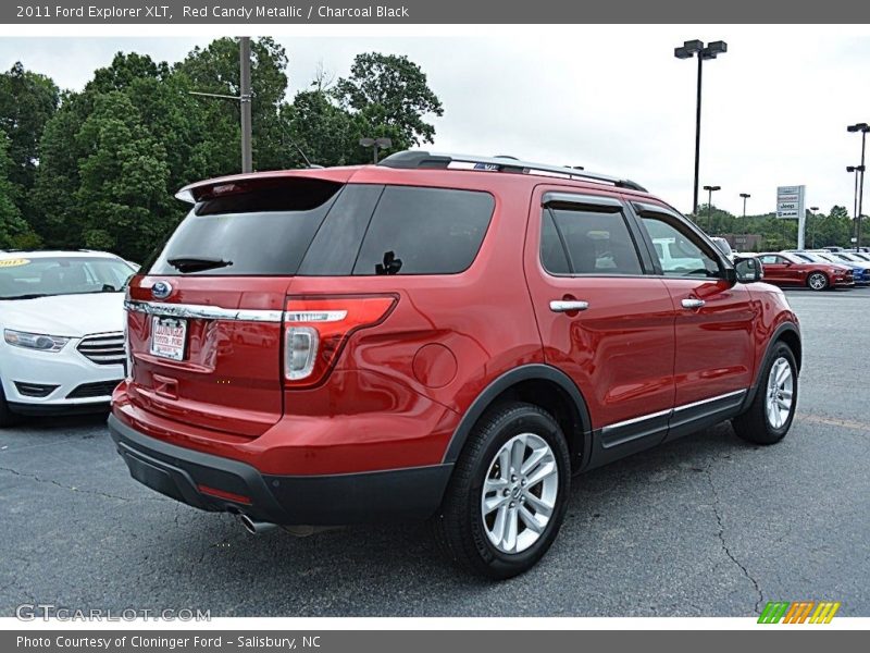 Red Candy Metallic / Charcoal Black 2011 Ford Explorer XLT