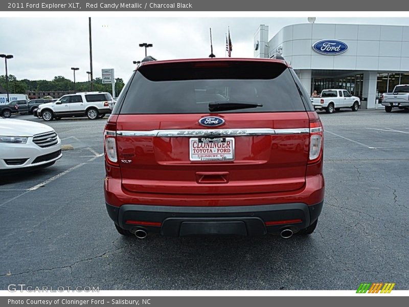 Red Candy Metallic / Charcoal Black 2011 Ford Explorer XLT