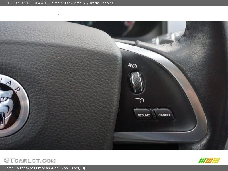 Ultimate Black Metallic / Warm Charcoal 2013 Jaguar XF 3.0 AWD