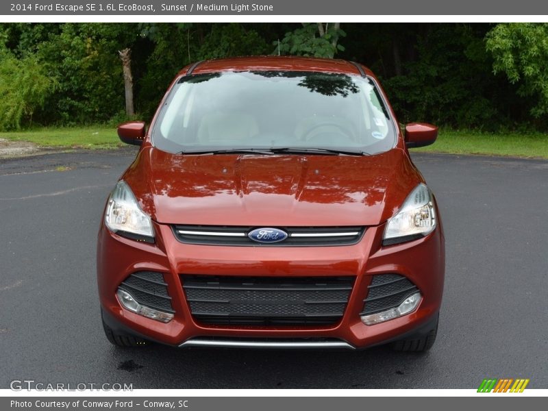 Sunset / Medium Light Stone 2014 Ford Escape SE 1.6L EcoBoost