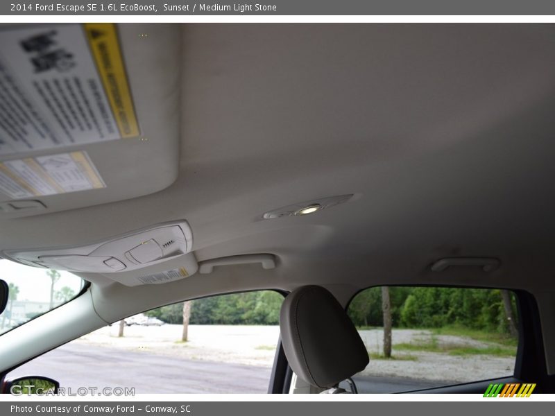 Sunset / Medium Light Stone 2014 Ford Escape SE 1.6L EcoBoost