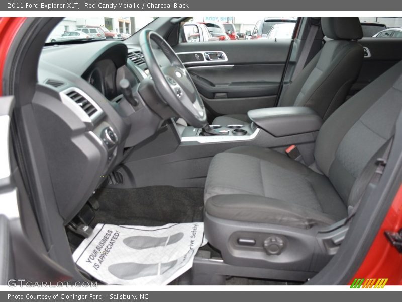 Red Candy Metallic / Charcoal Black 2011 Ford Explorer XLT