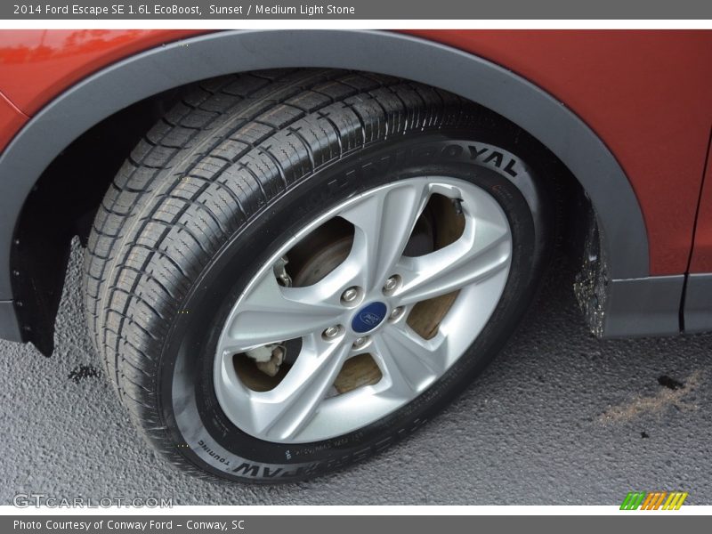 Sunset / Medium Light Stone 2014 Ford Escape SE 1.6L EcoBoost