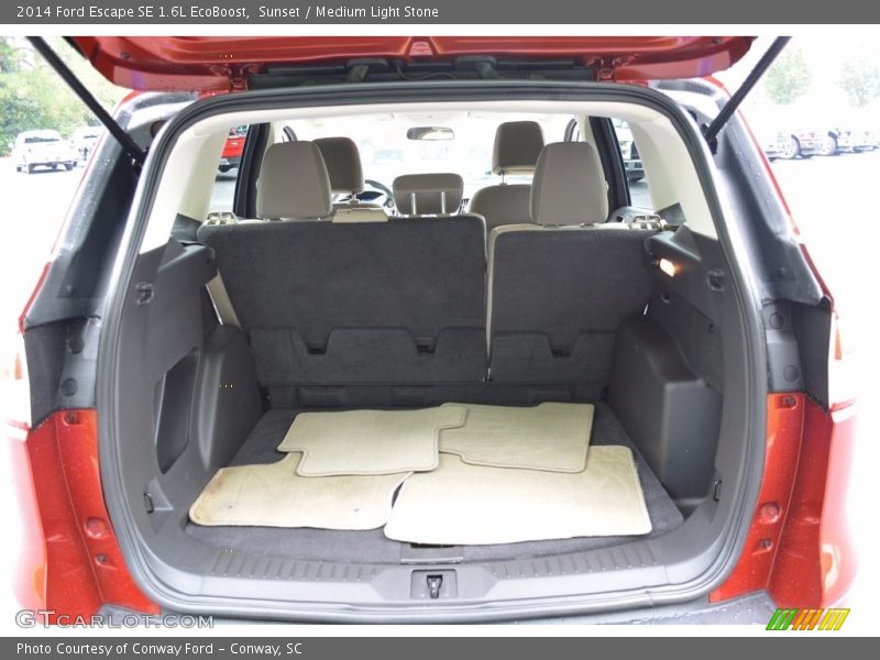 Sunset / Medium Light Stone 2014 Ford Escape SE 1.6L EcoBoost