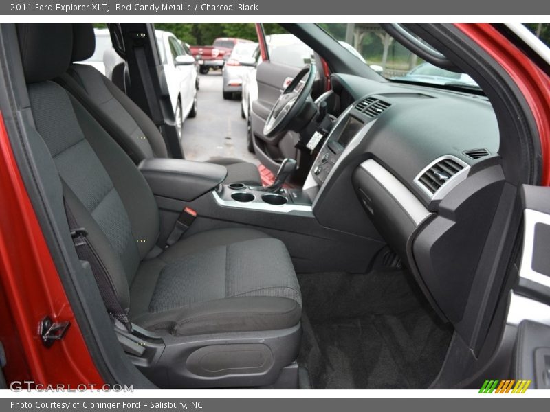 Red Candy Metallic / Charcoal Black 2011 Ford Explorer XLT