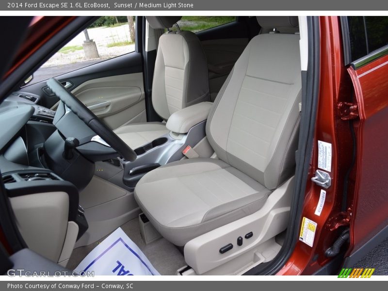 Sunset / Medium Light Stone 2014 Ford Escape SE 1.6L EcoBoost