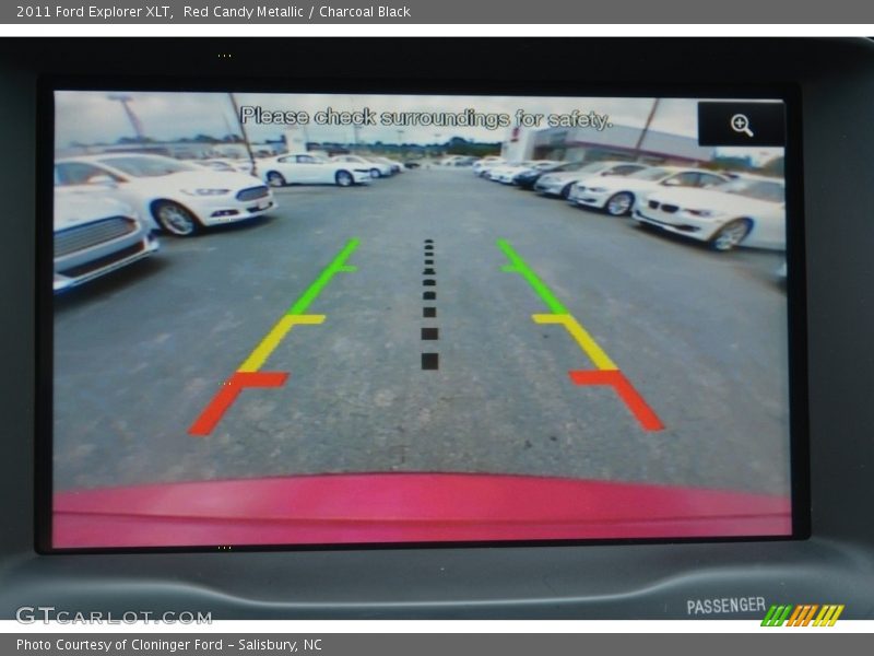 Red Candy Metallic / Charcoal Black 2011 Ford Explorer XLT