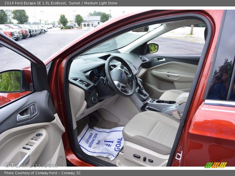 Sunset / Medium Light Stone 2014 Ford Escape SE 1.6L EcoBoost