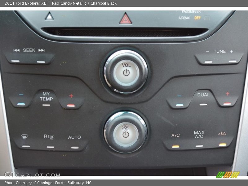 Red Candy Metallic / Charcoal Black 2011 Ford Explorer XLT