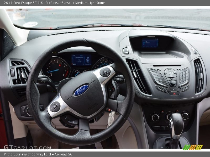 Sunset / Medium Light Stone 2014 Ford Escape SE 1.6L EcoBoost