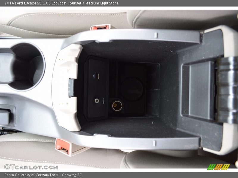 Sunset / Medium Light Stone 2014 Ford Escape SE 1.6L EcoBoost