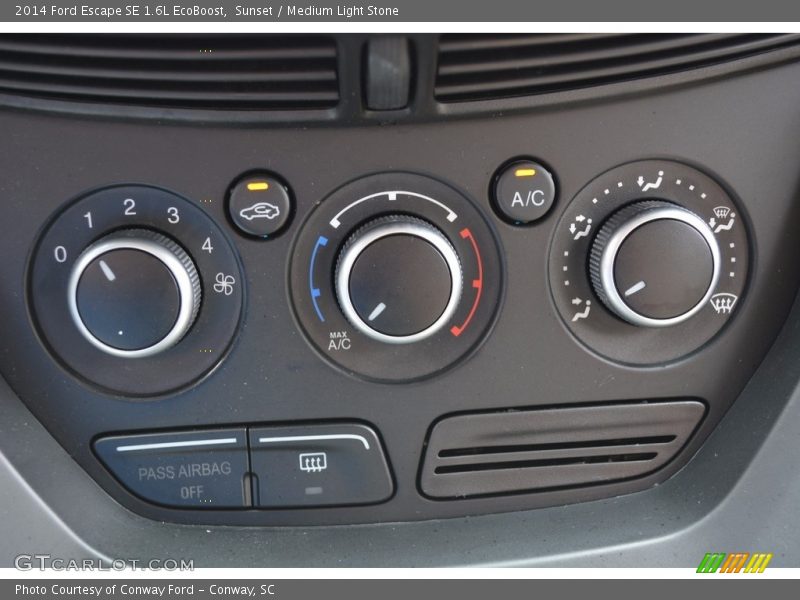 Sunset / Medium Light Stone 2014 Ford Escape SE 1.6L EcoBoost
