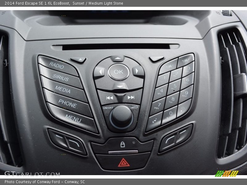 Sunset / Medium Light Stone 2014 Ford Escape SE 1.6L EcoBoost