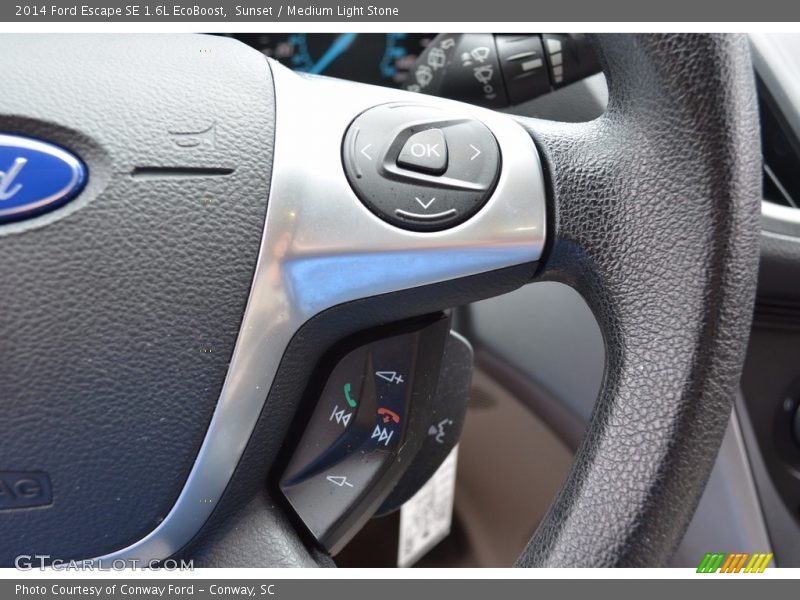 Sunset / Medium Light Stone 2014 Ford Escape SE 1.6L EcoBoost