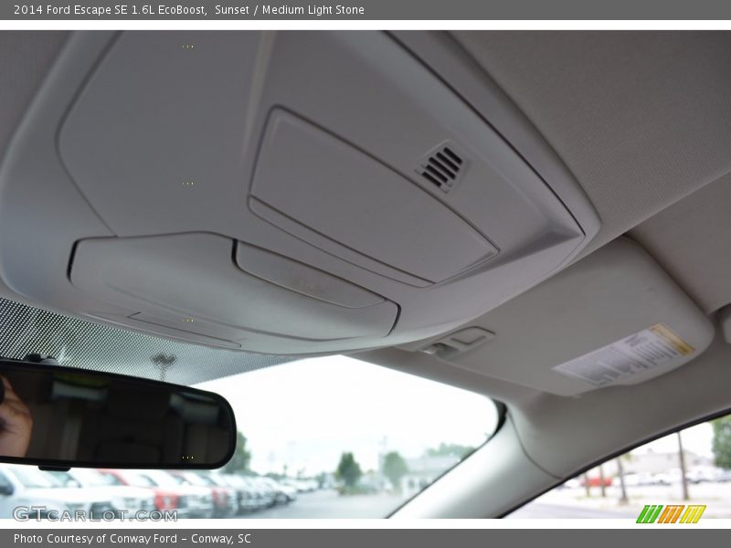Sunset / Medium Light Stone 2014 Ford Escape SE 1.6L EcoBoost