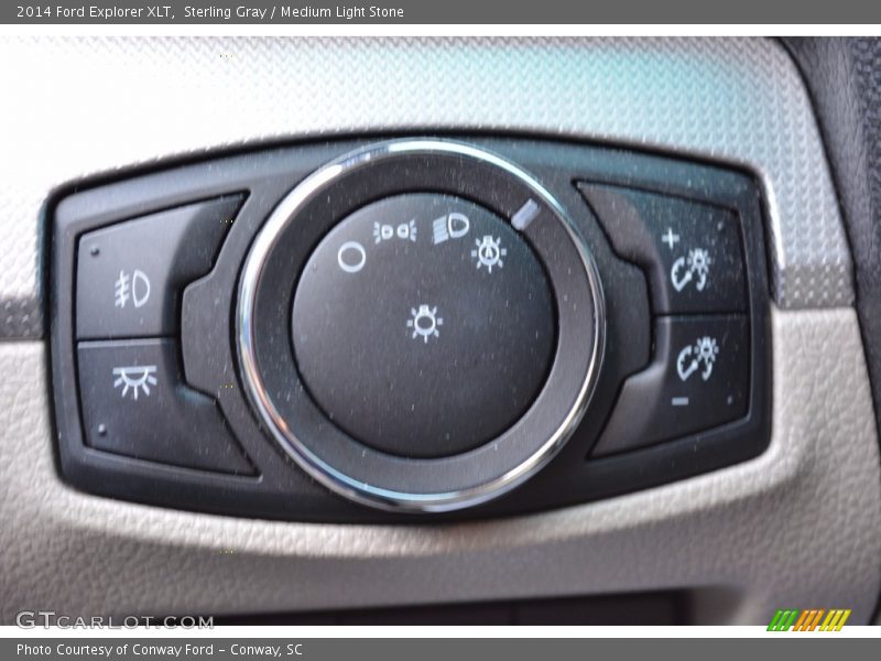 Sterling Gray / Medium Light Stone 2014 Ford Explorer XLT