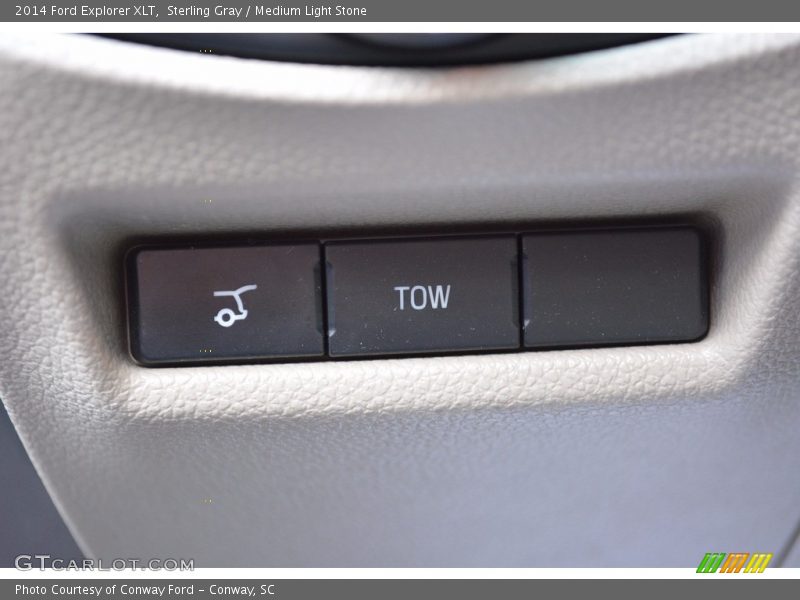 Sterling Gray / Medium Light Stone 2014 Ford Explorer XLT
