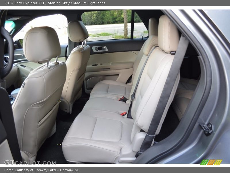 Sterling Gray / Medium Light Stone 2014 Ford Explorer XLT