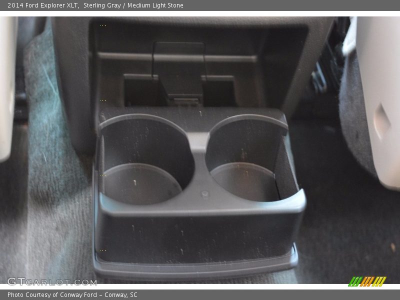 Sterling Gray / Medium Light Stone 2014 Ford Explorer XLT