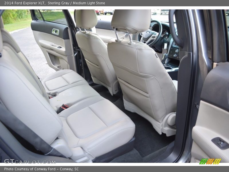 Sterling Gray / Medium Light Stone 2014 Ford Explorer XLT