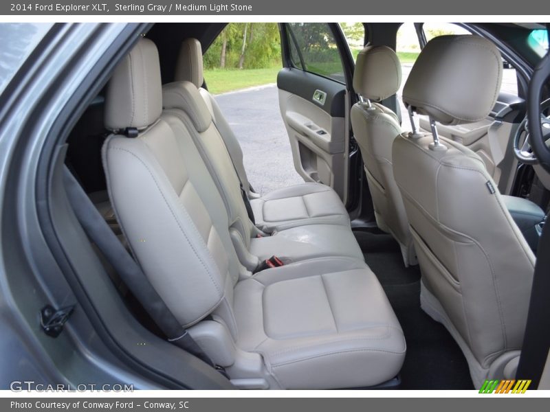 Sterling Gray / Medium Light Stone 2014 Ford Explorer XLT