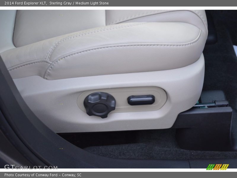 Sterling Gray / Medium Light Stone 2014 Ford Explorer XLT