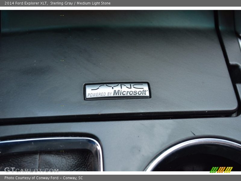 Sterling Gray / Medium Light Stone 2014 Ford Explorer XLT